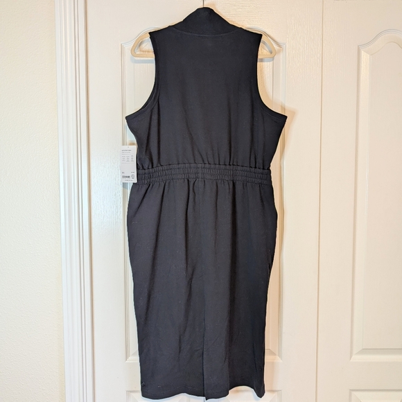 Athleta Black Sleeveless Sheath Dress NWT - Picture 9 of 12